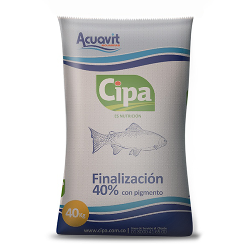 ACUAVIT TRUCHAS FINALIZACIÓN 40% CON PIGMENTO